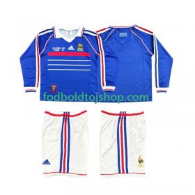 Frankrig Retro Børn Hjemme trøje 1998 L/S